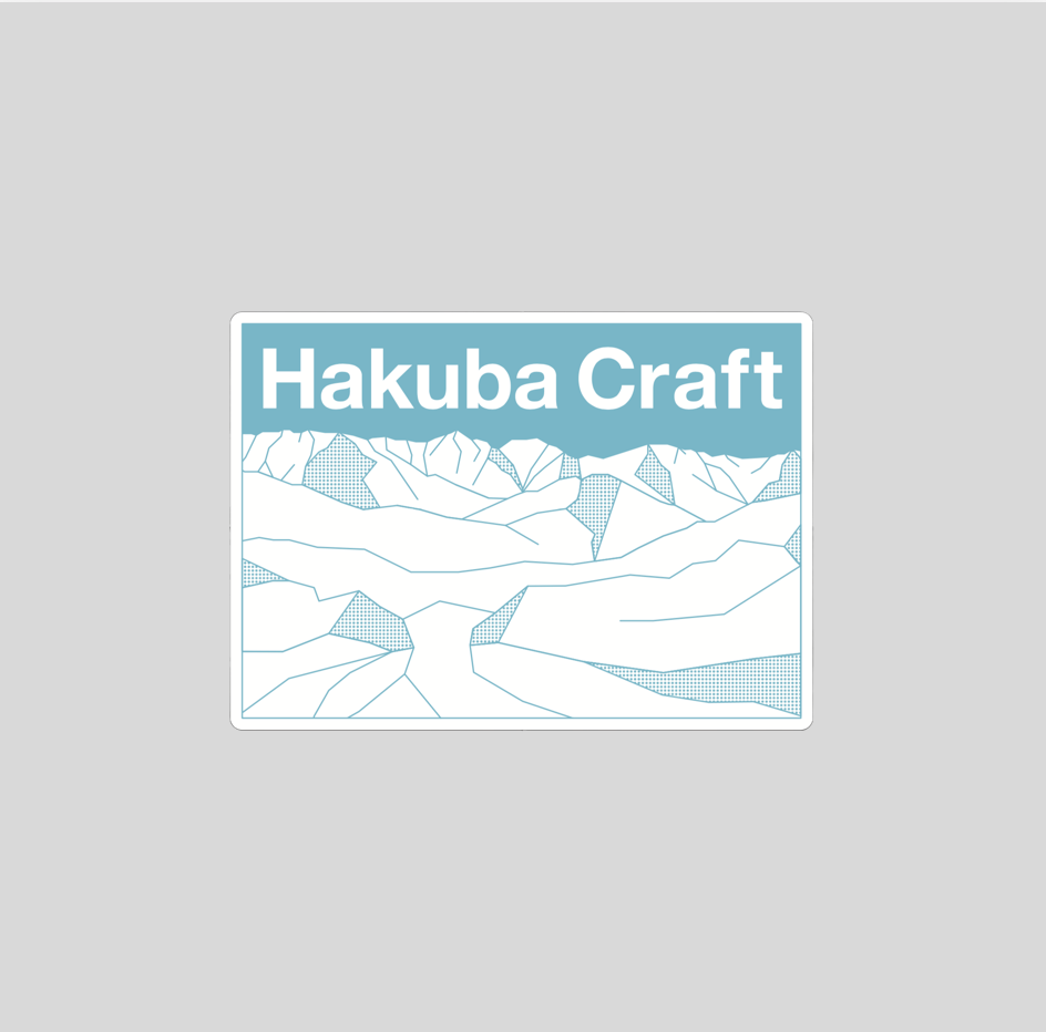 HAKUBA CRAFT 三山ステッカー